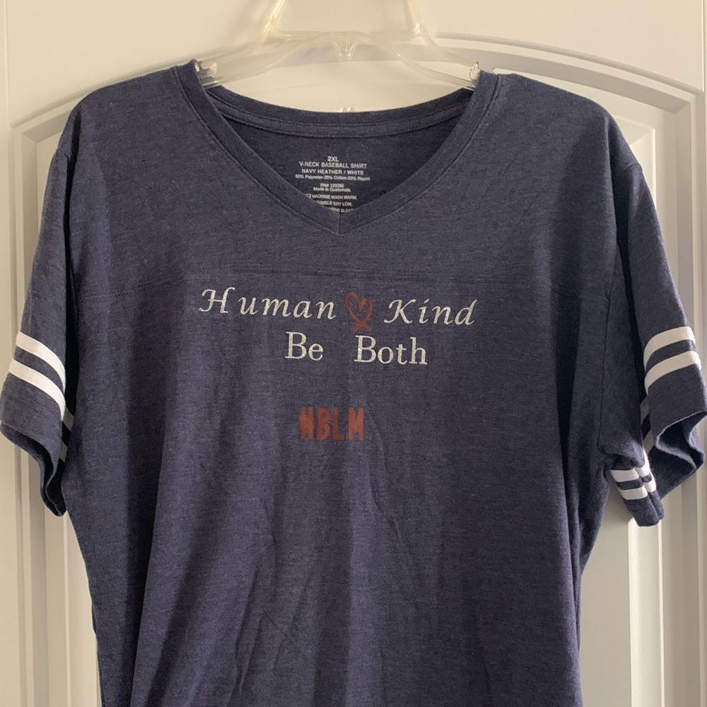 Human Kind. Be Both baseball shirt